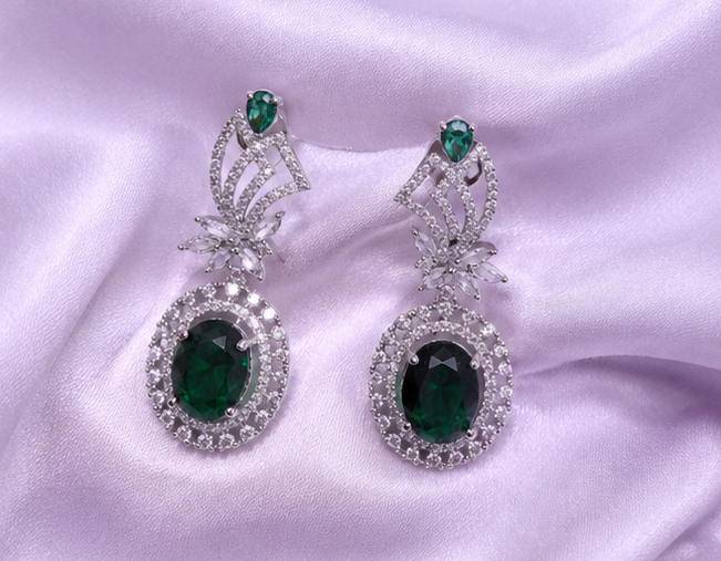 Emerald Grace AD Earrings