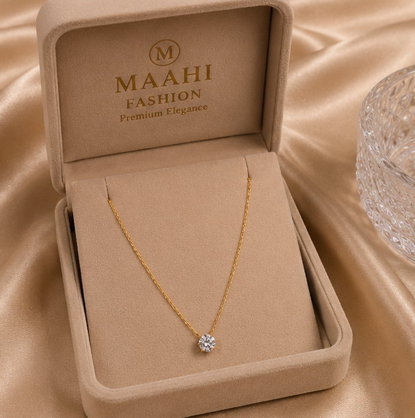 Celeste Solitaire Pendant