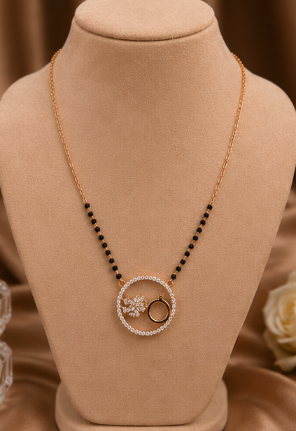 Celestial Circle Mangalsutra alternate view