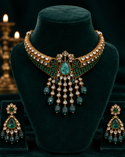 Emerald Royal Heritage Choker Set alternate view